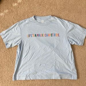 Uniqlo women’s Aladdin Jasmine boxy Cropped Tee